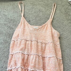 american eagle v neck tank